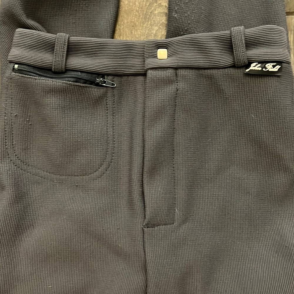 John field gray breeches, kid, size 12